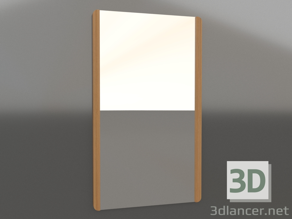 3D Modell Wandspiegel 1200x700 mm (Eiche natur) - Vorschau