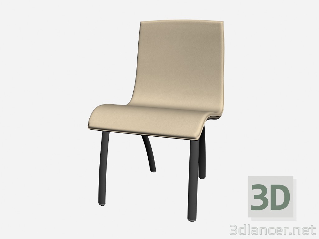 3d model Silla sin brazos HERMAN línea 1 - vista previa