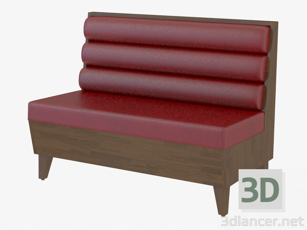 3d model Sofá moderno Kalina Settee - vista previa