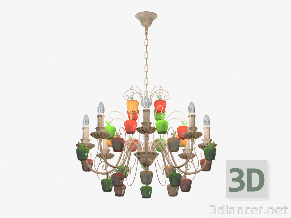 3d model decoración araña (S110213 8) - vista previa