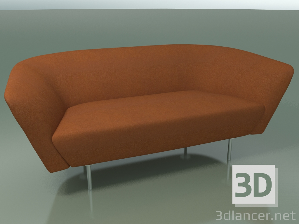 3d model Double sofa bed 2800 (LU1) - preview