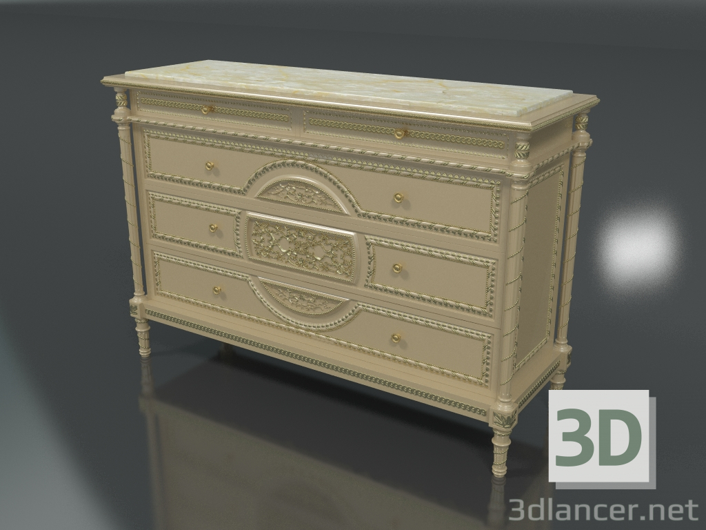 Modelo 3d Cômoda (art. 14217) - preview