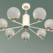 modello 3D Lampadario a soffitto Lucas 70092-7 (bianco) - anteprima