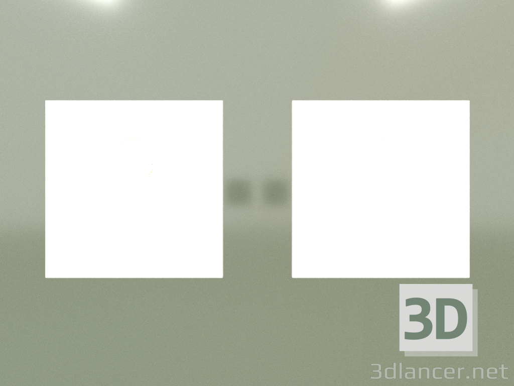 3d model Wall lamp SIDER 3000K WH 17014 - preview