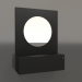 3d model Mirror ZL 15 (602x200x800, wood black) - preview