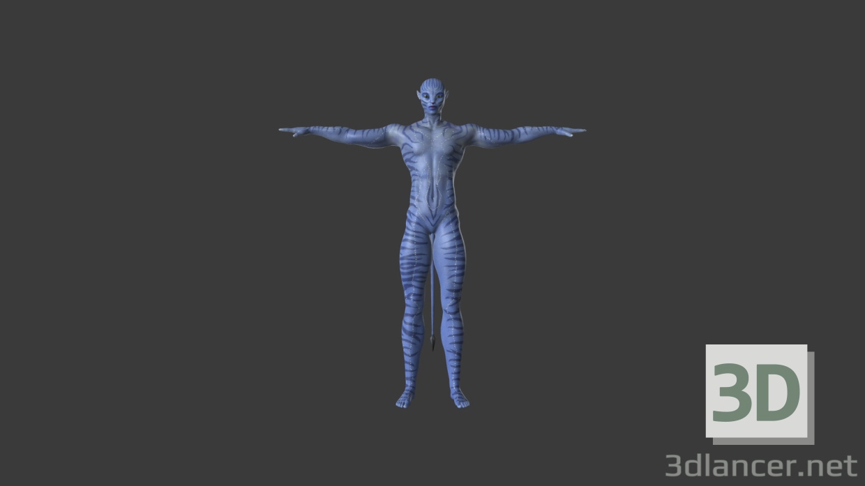 modèle 3D de AVTR001 Avatar truqué acheter - rendu