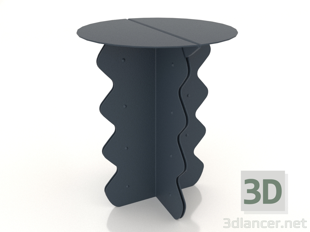 modèle 3D Table basse 40 x 50 cm (bleu) - preview