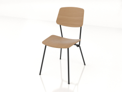 Silla Strain con respaldo de madera contrachapada h81