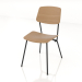 3d model Strain chair with plywood back h81 - preview