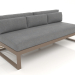 3D Modell Modulares Sofa, Abschnitt 4 (Bronze) - Vorschau