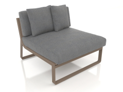 Modular sofa, section 3 (Bronze)