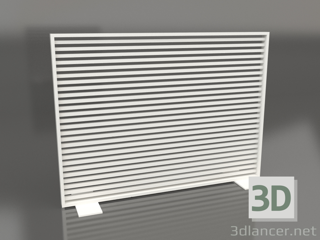 3d model Mampara de aluminio 150x110 (Gris ágata) - vista previa