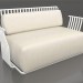 3d model 2-seater sofa (White) - preview