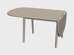 Dining table (ch002, one edge raised)