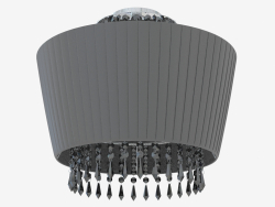 Ceiling lamp with lampshade (C110237 3black)