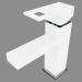 3d model Washbasin mixer - chrome white Anemon (BCZ W210) - preview