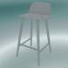 3d model Silla de bar Nerd (65 cm, gris) - vista previa