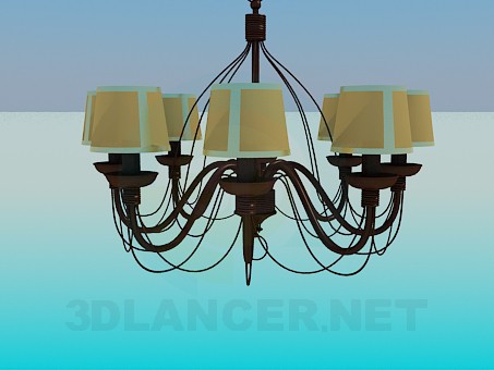 3d model Chandelier - preview