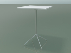 Table carrée 5714, 5731 (H 105 - 69x69 cm, étalée, Blanc, LU1)