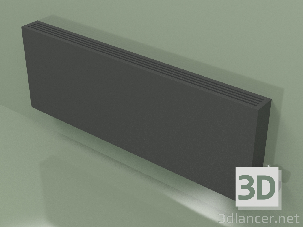 3d model Convector - Aura Slim Basic (350x1000x80, RAL 9005) - preview