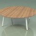 modèle 3D Table basse 012 (Métal Lait, Teck) - preview