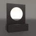 3d model Mirror ZL 15 (602x200x800, wood brown dark) - preview