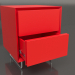 3d model Mueble TM 012 (abierto) (400x400x500, naranja luminoso) - vista previa