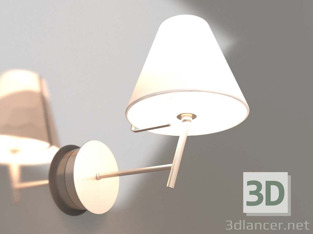 3d model Lámpara de pared (aplique) Vanessa (FR5084WL-01G) - vista previa