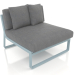 3d model Modular sofa, section 3 (Blue gray) - preview