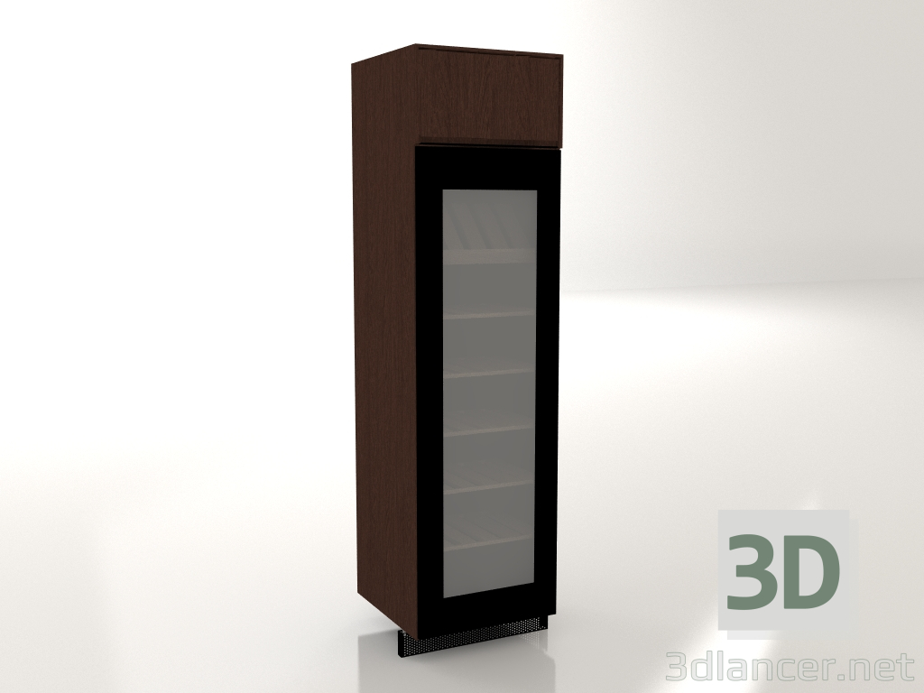 modello 3D Modulo V2 (alto) da 60 (opzione 3) - anteprima