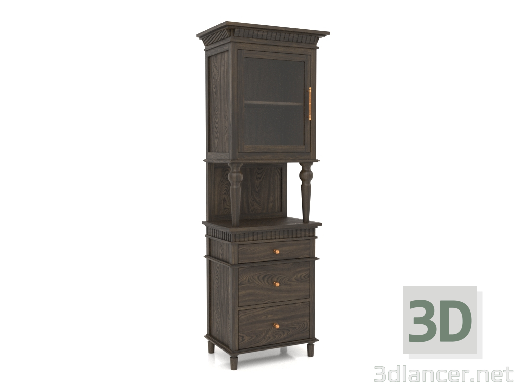 3d model Buffet (1 section) - preview