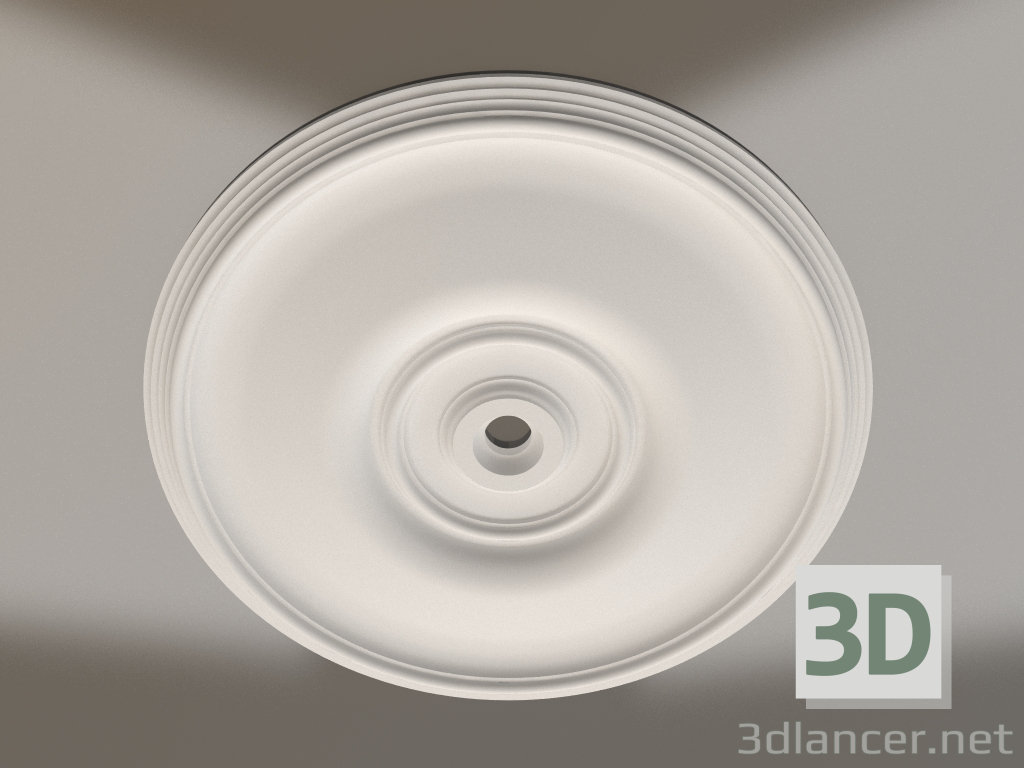 Modelo 3d Tomada de teto de gesso RP 014 D=600 - preview