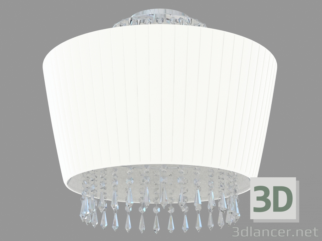 modello 3D plafoniera con una tonalità (C110237 3white) - anteprima