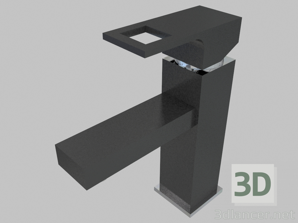 modello 3D Miscelatore lavabo - nero cromato Anemon (BCZ B210) - anteprima