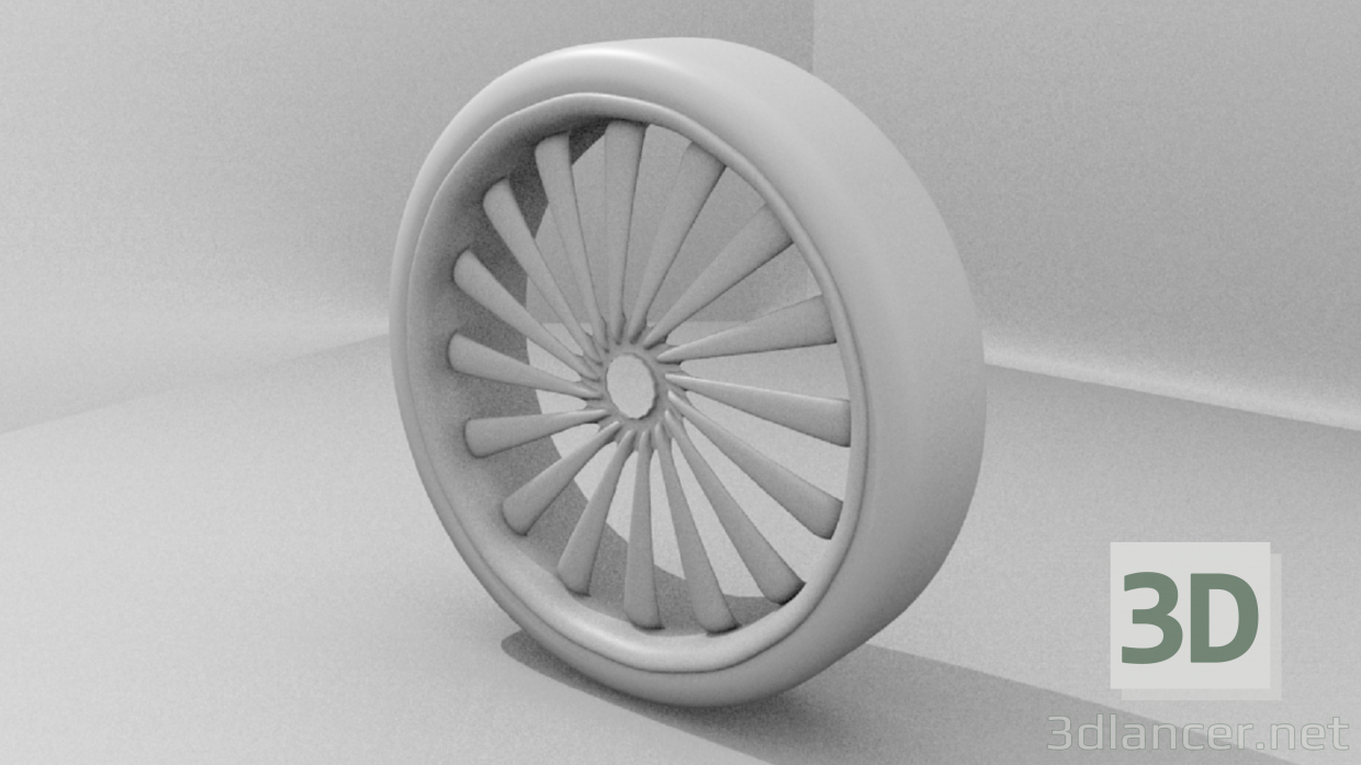 3d model Wheel for car - preview