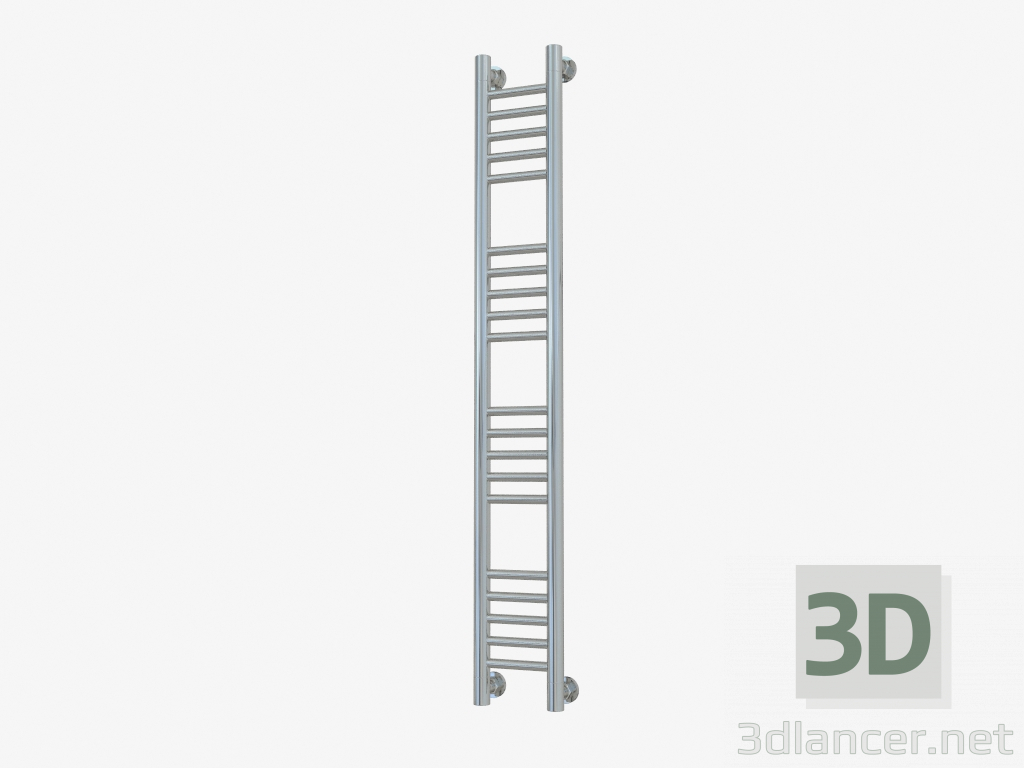 modello 3D Scaldasalviette Boemia + dritto (1200x150) - anteprima