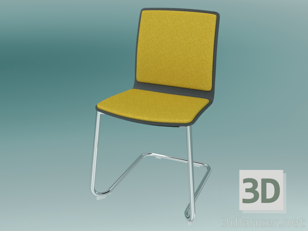 modello 3D Sedia visitatore (K32V1) - anteprima