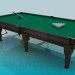 3D Modell Billard-Tisch - Vorschau