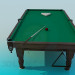 modèle 3D Table de billard - preview