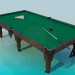 modèle 3D Table de billard - preview