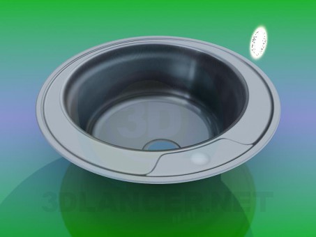 3d model Fregadero de cocina - vista previa