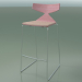 modèle 3D Tabouret de bar empilable 3713 (avec coussin, rose, CRO) - preview