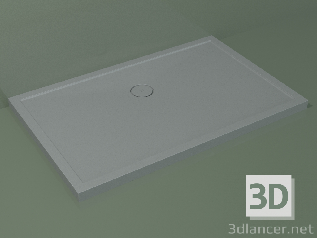 3d model Shower tray Medio (30UM0132, Silver Gray C35, 140x90 cm) - preview