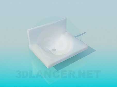 3d model Fregadero de barra vertical - vista previa