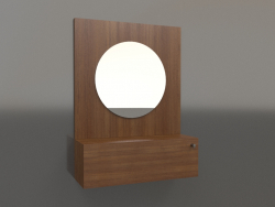 Miroir ZL 15 (602x200x800, bois brun clair)