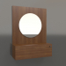 3d model Mirror ZL 15 (602x200x800, wood brown light) - preview