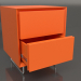 3d model Mueble TM 012 (abierto) (400x400x500, naranja brillante luminoso) - vista previa