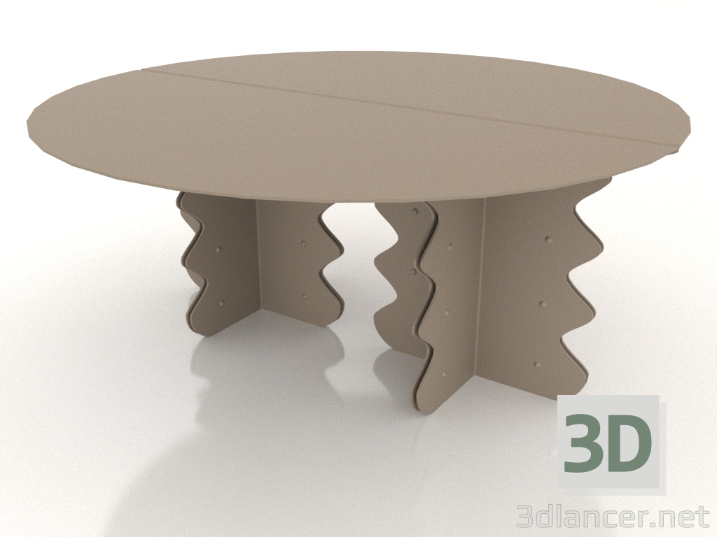 3d model Mesa de centro 85 x 36 cm (beige) - vista previa