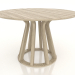 3d model Dining table Ø 1200 mm (lightened oak) - preview