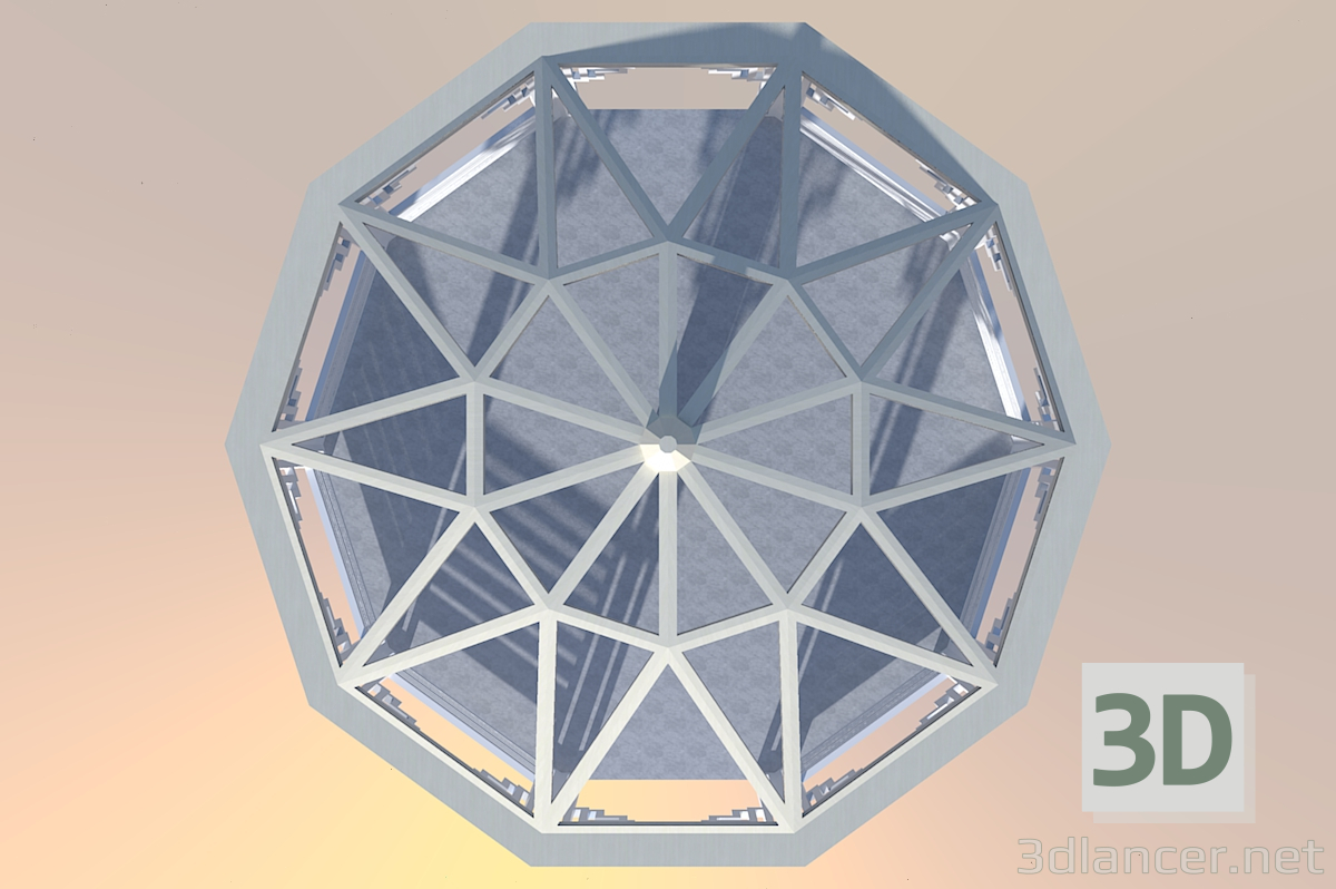 3 डी मॉडल गर्मियों में घर - पूर्वावलोकन